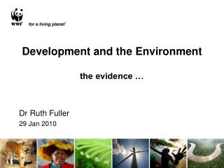 Development and the Environment the evidence …