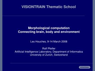 VISIONTRAIN Thematic School