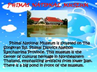 PHIMAI NATIONAL MUSEUM