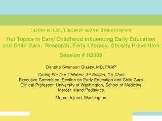 Section on Early Education and Child Care Program