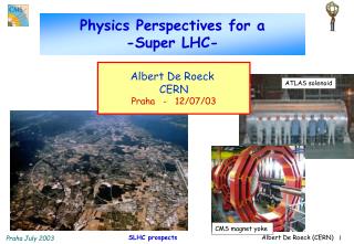 Physics Perspectives for a -Super LHC-