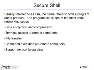 Secure Shell