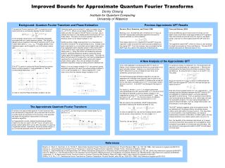 Improved Bounds for Approximate Quantum Fourier Transforms