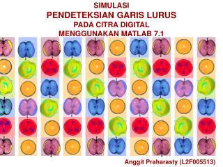 SIMULASI PENDETEKSIAN GARIS LURUS PADA CITRA DIGITAL MENGGUNAKAN MATLAB 7.1