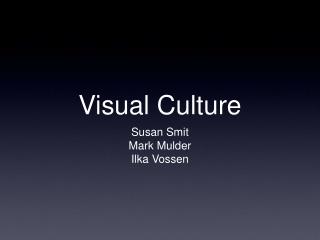 Visual Culture