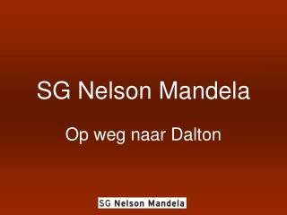 SG Nelson Mandela