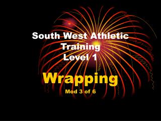 South West Athletic Training Level 1