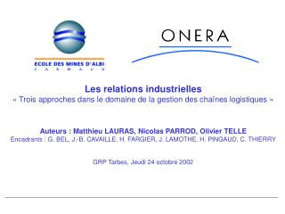 Les relations industrielles