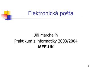 Elektronická pošta
