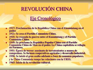 REVOLUCIÓN CHINA