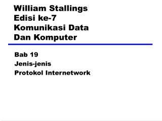 William Stallings Edisi ke-7 Komunikasi Data Dan Komputer