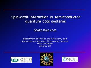 Spin-orbit interaction in semiconductor quantum dots systems