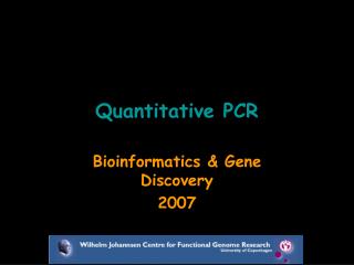 Quantitative PCR