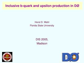 Inclusive b-quark and upsilon production in D Ø