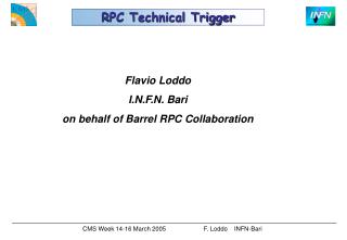 RPC Technical Trigger