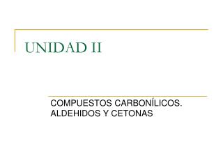 UNIDAD II