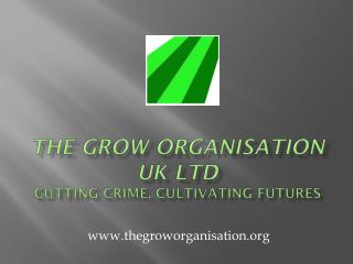 the Grow Organisation UK Ltd Cutting Crime, Cultivating Futures