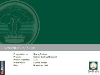 TAVERNER RESEARCH