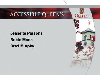 Accessible Queen’s