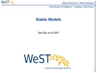 Stable Models