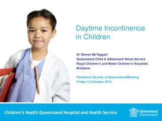 Daytime Incontinence in Children