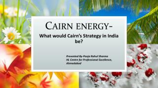Cairn energy-