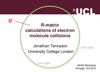 R-matrix calculations of electron molecule collisions