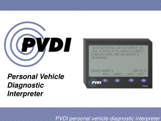 Personal Vehicle Diagnostic Interpreter