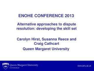 enohe conference 2013