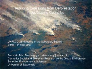 Reducing Emissions from Deforestation in Developing Countries