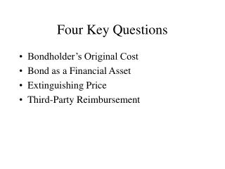 Four Key Questions