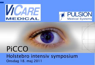 PiCCO Holstebro intensiv symposium Onsdag 18. maj 2011