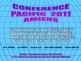 CONFERENCE PACIFIC 2011 AMIENS