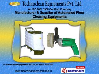 Single Disc Scrubbers & High Pressure Jets