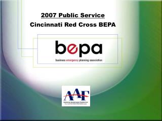 2007 Public Service Cincinnati Red Cross BEPA