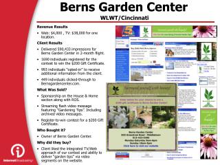 Berns Garden Center WLWT/Cincinnati