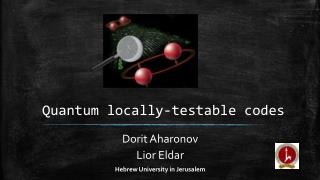 Quantum locally-testable codes