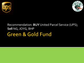 Green & Gold Fund