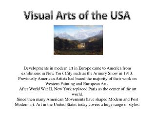 Visual Arts of the USA