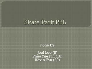 Skate Park PBL