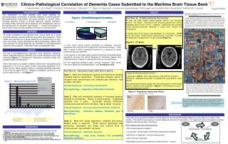 Clinico-Pathological Correlation of Dementia Cases Submitted to the Maritime Brain Tissue Bank