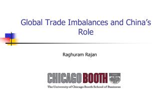 Global Trade Imbalances and China’s Role