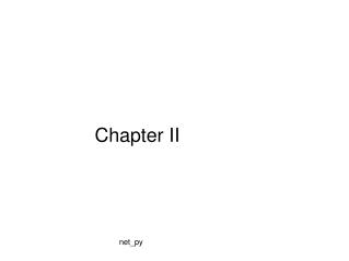 Chapter II