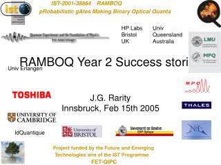 RAMBOQ Year 2 Success stories