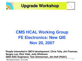 Upgrade Workshop