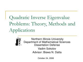 Quadratic Inverse Eigenvalue Problems: Theory, Methods and Applications