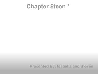 Chapter 8teen *