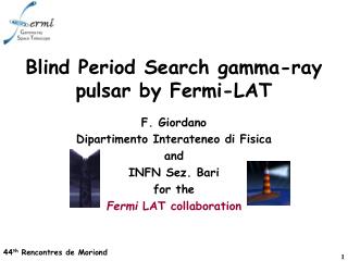 Blind Period Search gamma-ray pulsar by Fermi-LAT