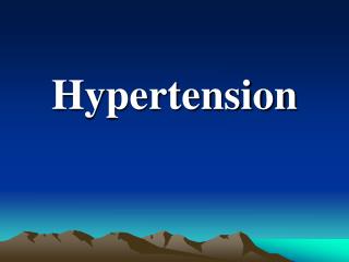 Hypertension