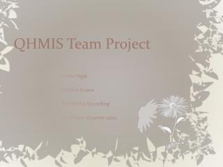 QHMIS Team Project